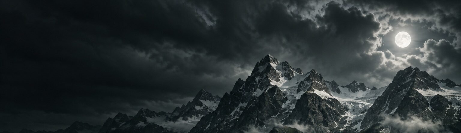 Dramatic mountain landscape